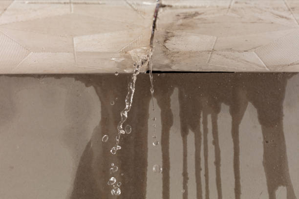 Professional Burst Pipe Cleanup technician working in Mehama, OR